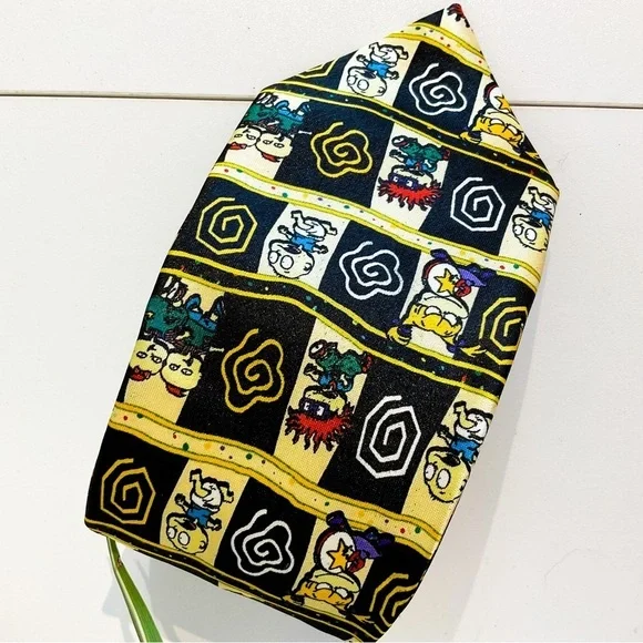 VINTAGE 90S RUGRATS Silk Men's Necktie - Picture 2 of 8